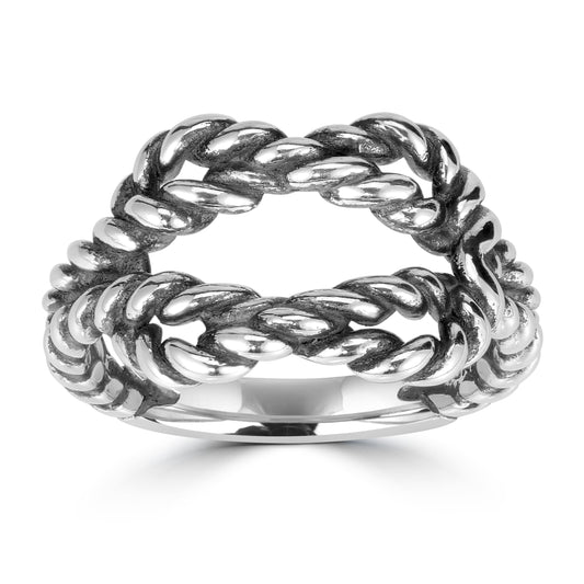 American West Sterling Silver Lasso Love Knot Ring, Size 5-11