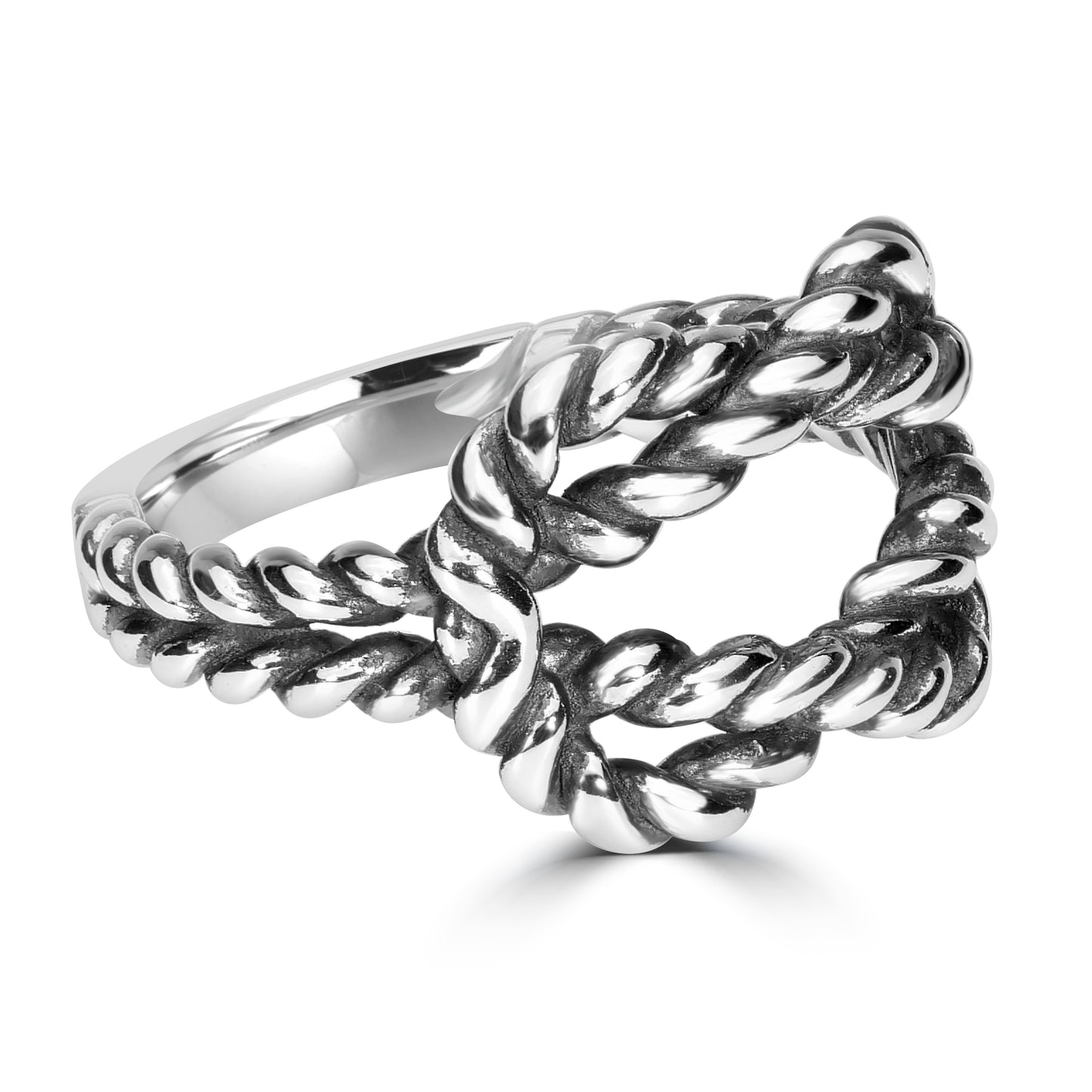 American West Sterling Silver Lasso Love Knot Ring, Size 5-11