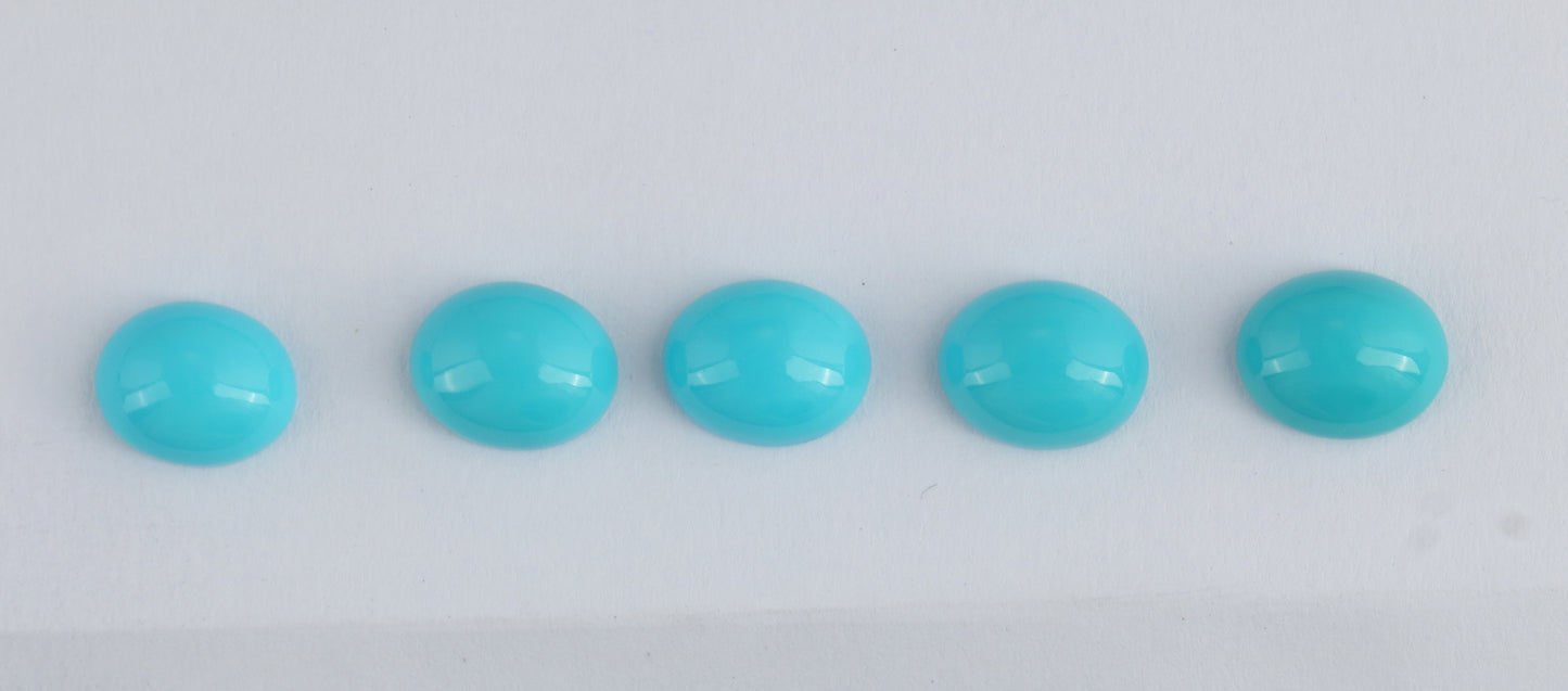 Sterling Silver Sleeping Beauty Turquoise Gemstone Floral Dangle Earrings