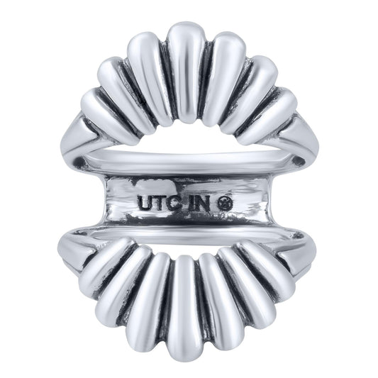 Sterling Silver Crown Ring Guard