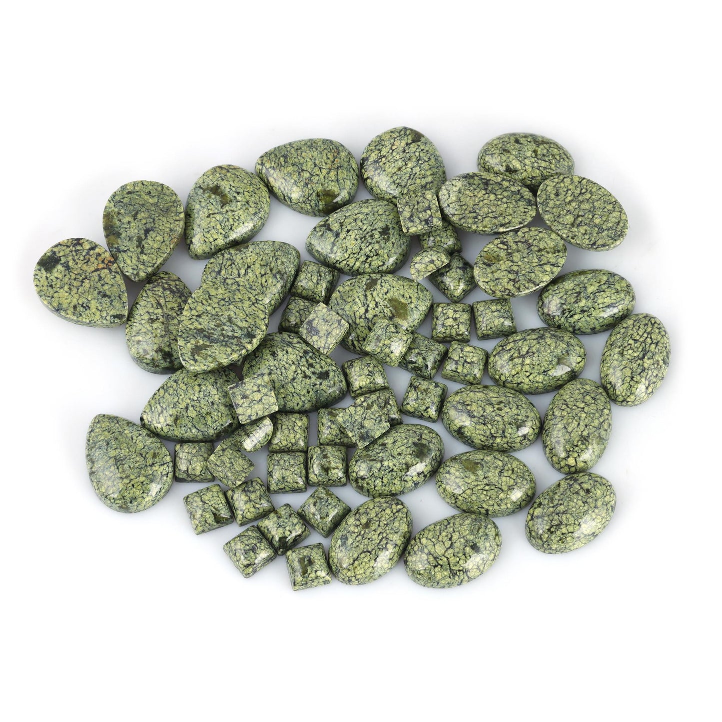 Sterling Silver Serpentine Pear Cut Rope Ring