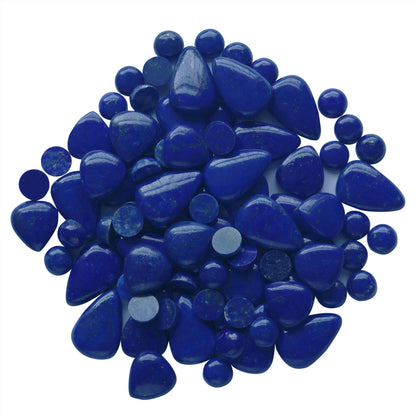 Sterling Silver Lapis Bead Squash Blossom Necklace