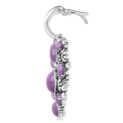 EXCLUSIVELY OURS! Sterling Silver Phosphosiderite Heart Cluster Pendant Enhancer