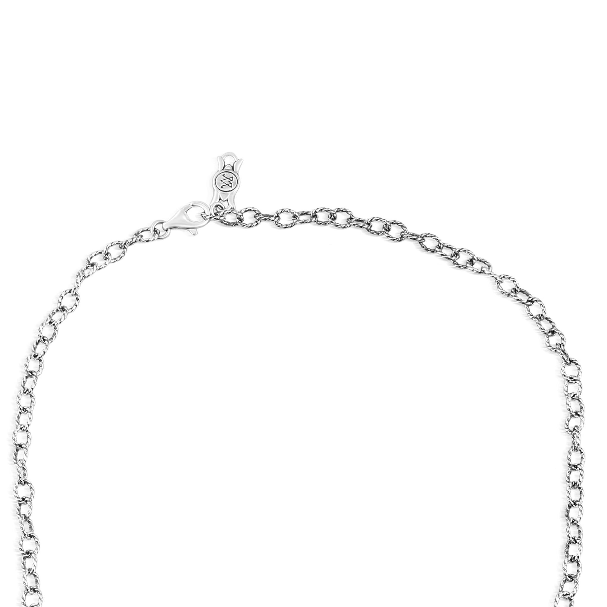 LIMITED EDITION! Sterling Silver Pink Opal Gemstone Statement Necklace