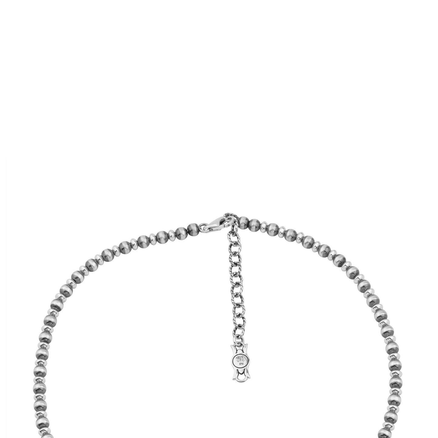 LIMITED EDITION! Sterling Silver Lapis Pear Cut Squash Blossom Naja Necklace, 17 to 20 Inches