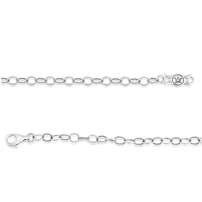 Sterling Silver Black Agate Concha Statement Necklace