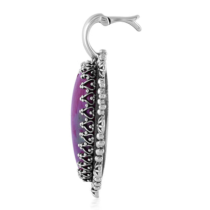 EXCLUSIVELY OURS! Sterling Silver Ruby Zoisite Heart Pendant Enhancer