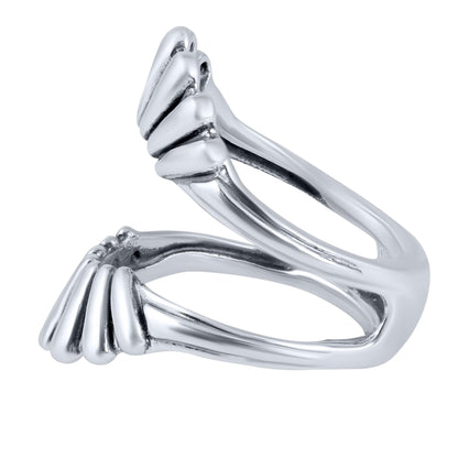 Sterling Silver Crown Ring Guard
